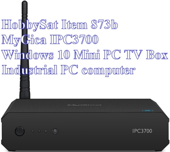 Front of MyGica IPC3700 Windows 10 MiniPC TV Box Computer Front of MyGica IPC3700 Windows 10 MiniPC TV Box Computer